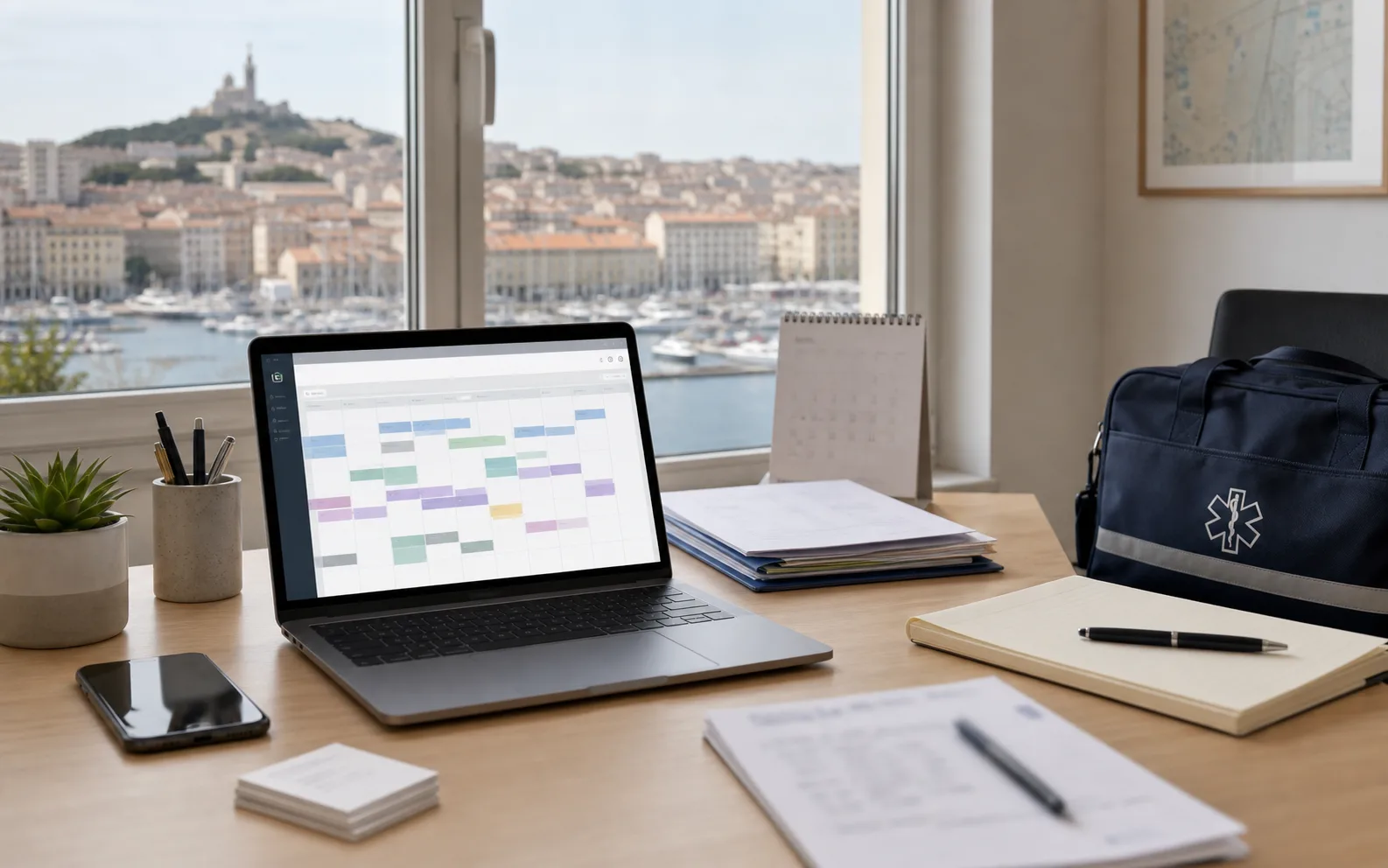 Coordination entre professionnels de santé et demandes de soins à domicile à Marseille